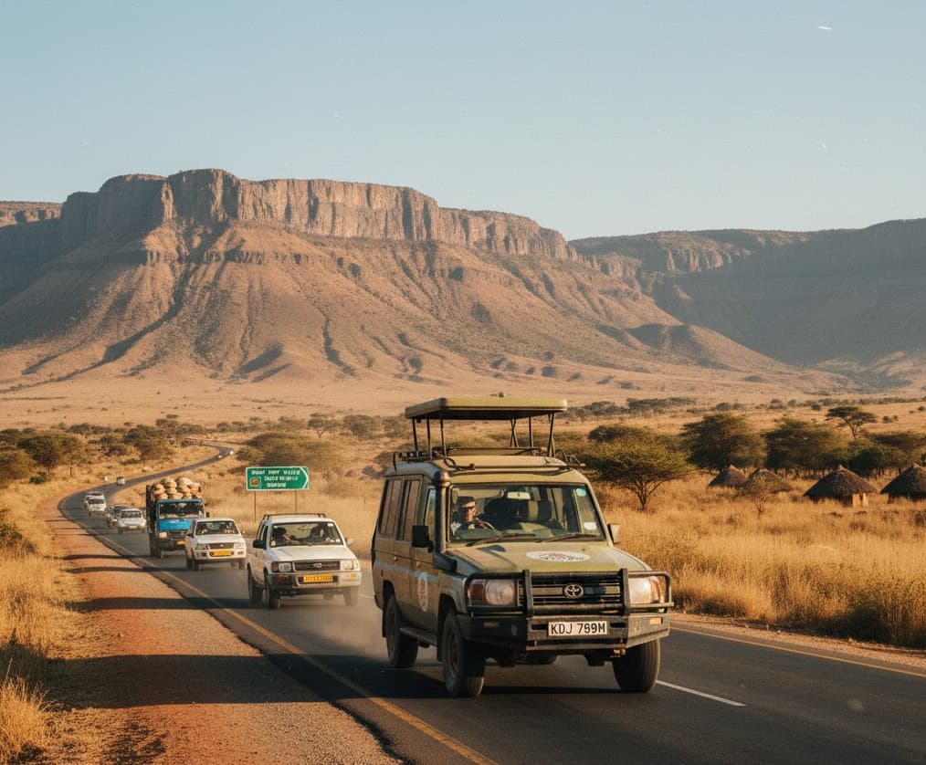 2 Days Lake Nakuru & Lake Naivasha Safari from Nairobi – See Flamingos, Rhinos & Lakeside Beauty 2 short safari from nairobi rift valley road 1