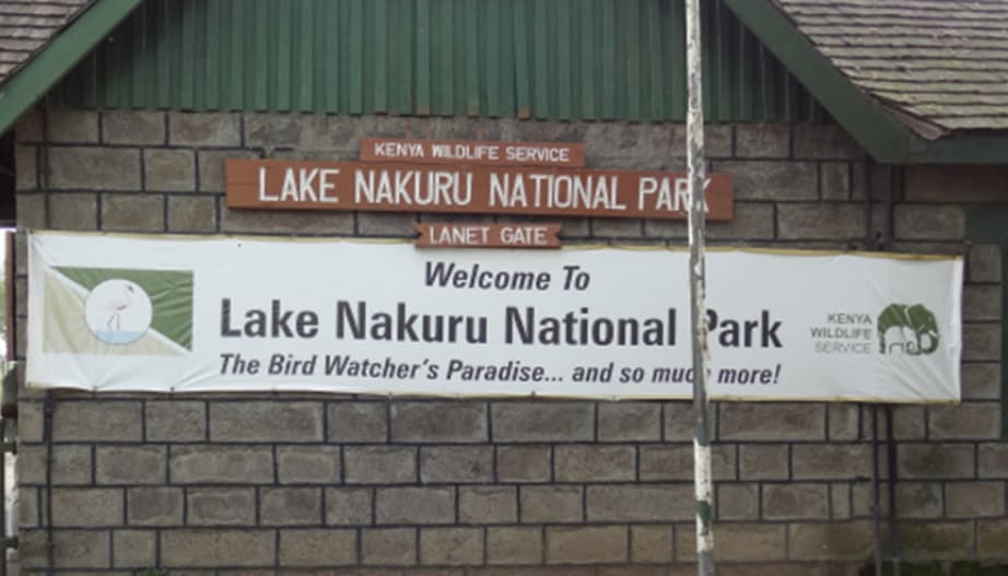 The Lanet Gate entrance at Lake Nakuru National Park, Kenya - a guide on which gate to use for safari.