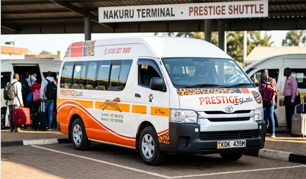 Nairobi to Nakuru by SGR Train? The 2026 “Suswa Trap” & Road Reality Guide 4 A reliable passenger shuttle, the best way to reach Nakuru compared to the SGR train in 2026.