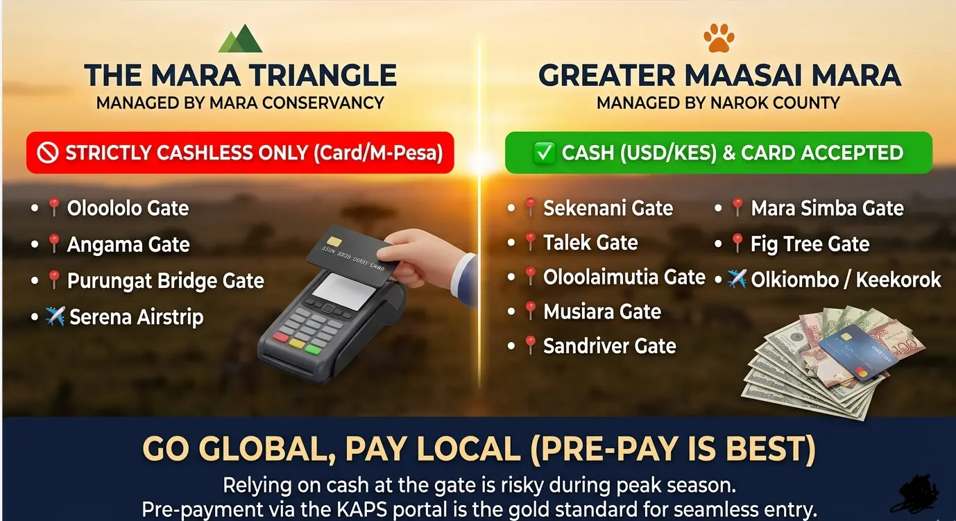 asai Mara Gate Payment Split: Conservancy vs. Narok County