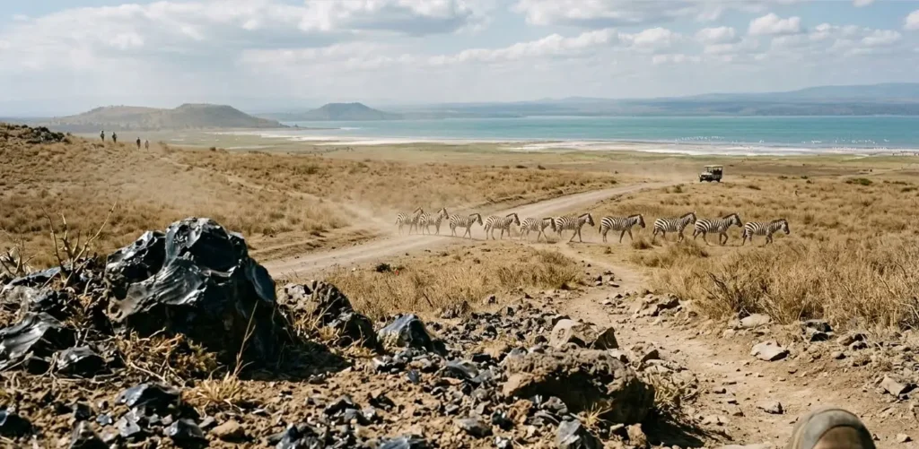 Hiking the Sleeping Warrior hill overlooking Lake Elementaita and zebras in 2026.