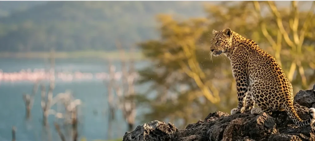 5 Best Lake Nakuru Lodges for Wildlife Photography: A 2026 Pro-Lens & Logistical Comparison 4 Leopard on a ridge captured during a morning safari near Lion Hill in 2026.